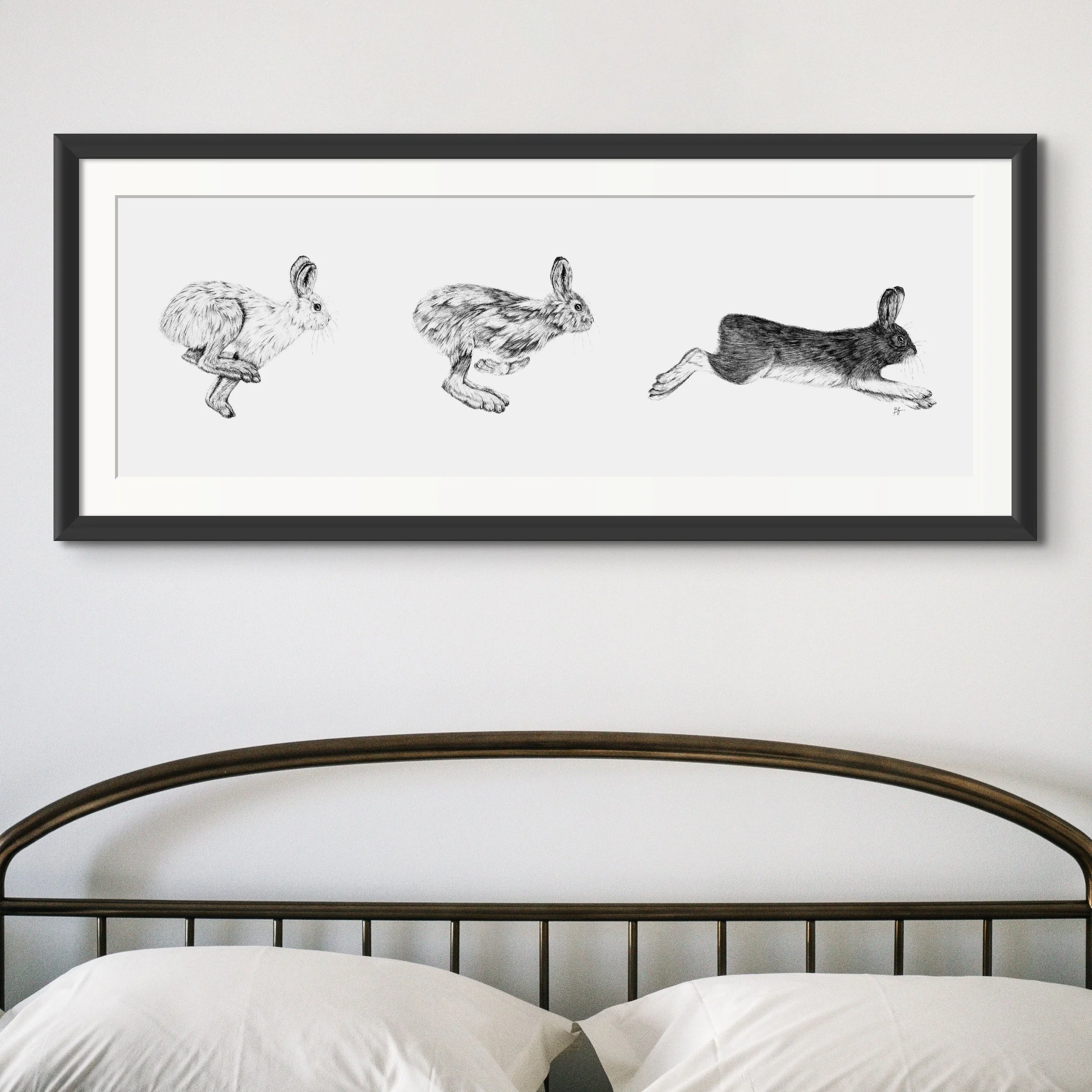 Snowshoe Hare Journal Entry — Brittany Finch Art